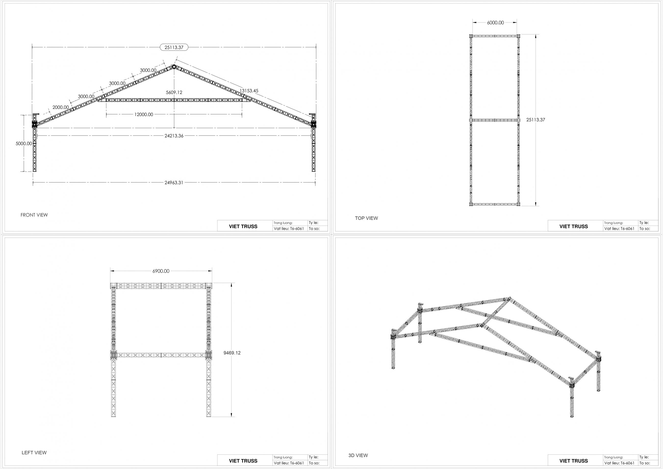 Nhà Bạt Ngang 25m 1 Gian 6m