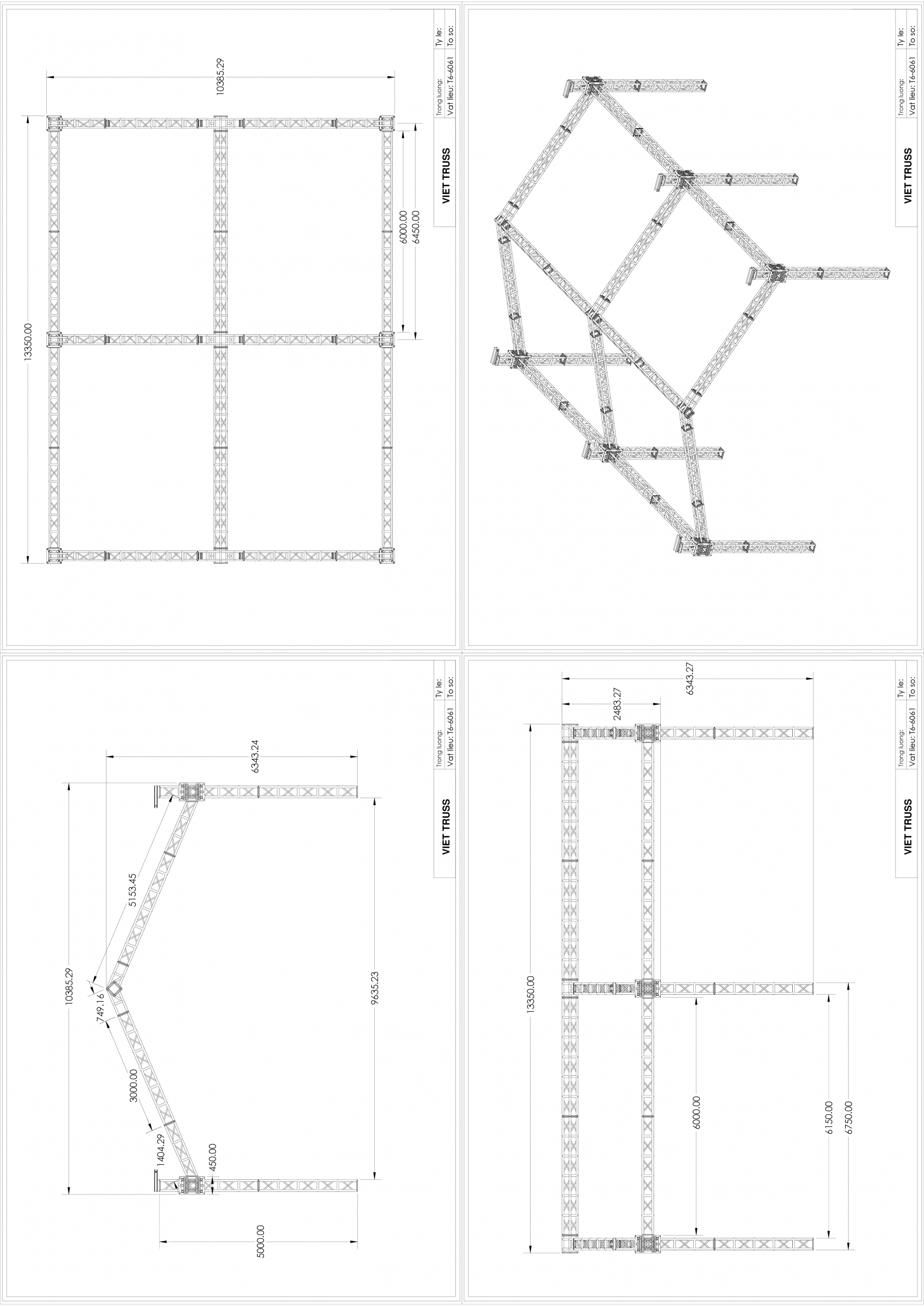nhà bạt 300x300 10m 2 gian