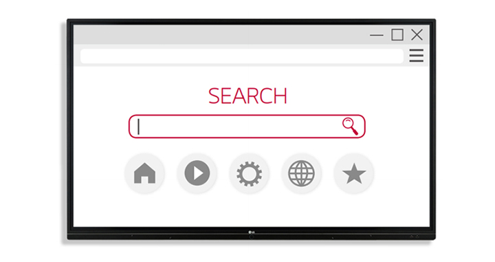 Màn hình touch screen 65TR3BF trình duyệt Web Màn hình touch screen 65TR3BF trình duyệt Web