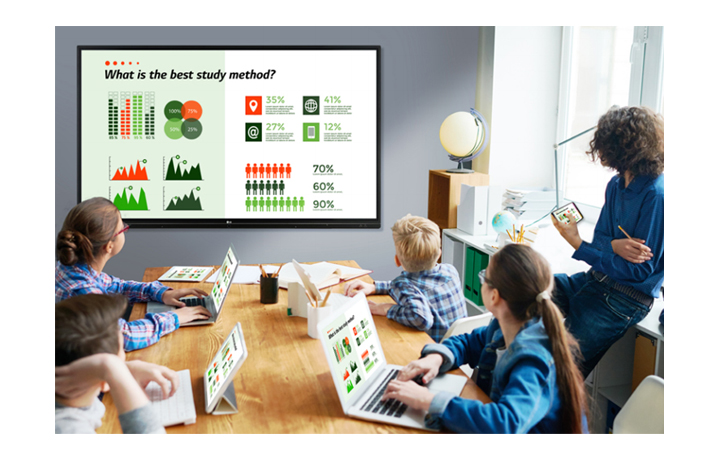 Màn hình touch screen 65TR3BF có khả năng dễ dàng chia sẻ Màn hình touch screen 65TR3BF có khả năng dễ dàng chia sẻ