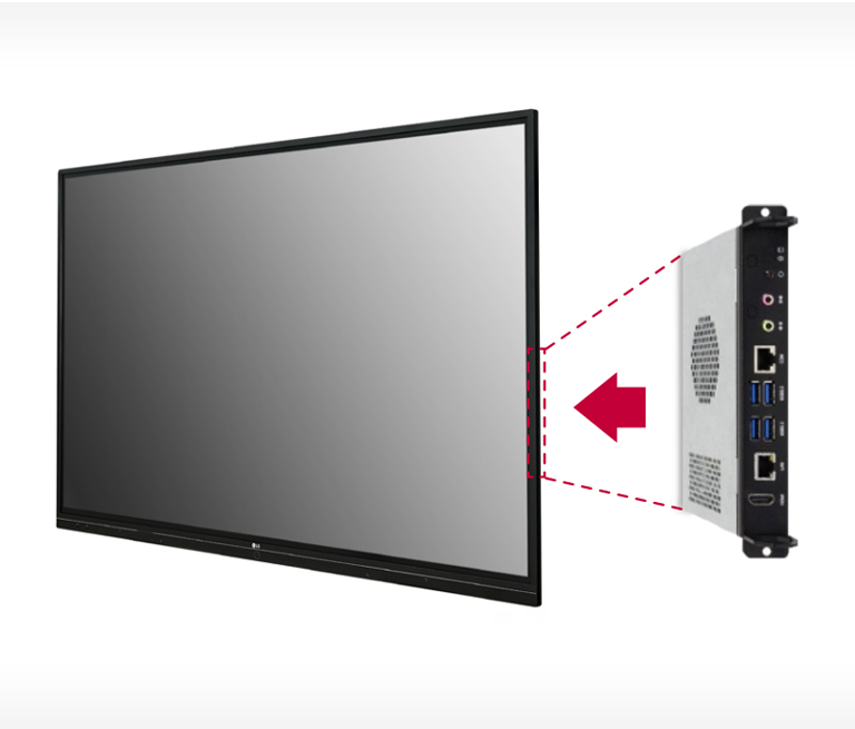 Màn hình touch screen 65TR3BF có bộ công cụ OPS tích hợp Màn hình touch screen 65TR3BF có bộ công cụ OPS tích hợp