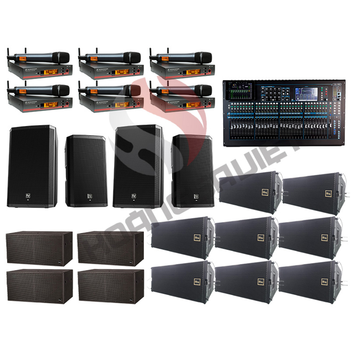 Gói âm thanh nâng cao phục vụ từ 400-500 khách Gói âm thanh nâng cao phục vụ từ 400-500 khách