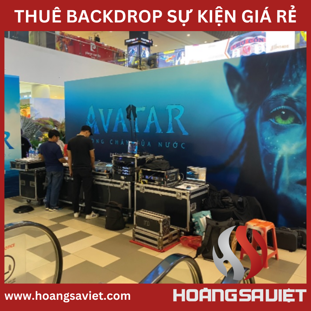 Backdrop sự kiện khai trương