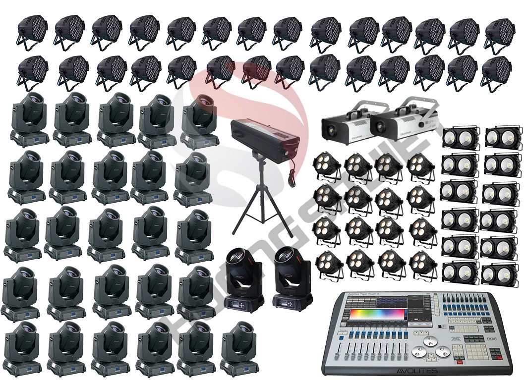 Bộ Ánh Sáng Sân Khấu Cao Cấp 4 Bộ Ánh Sáng Sân Khấu Cao Cấp 4