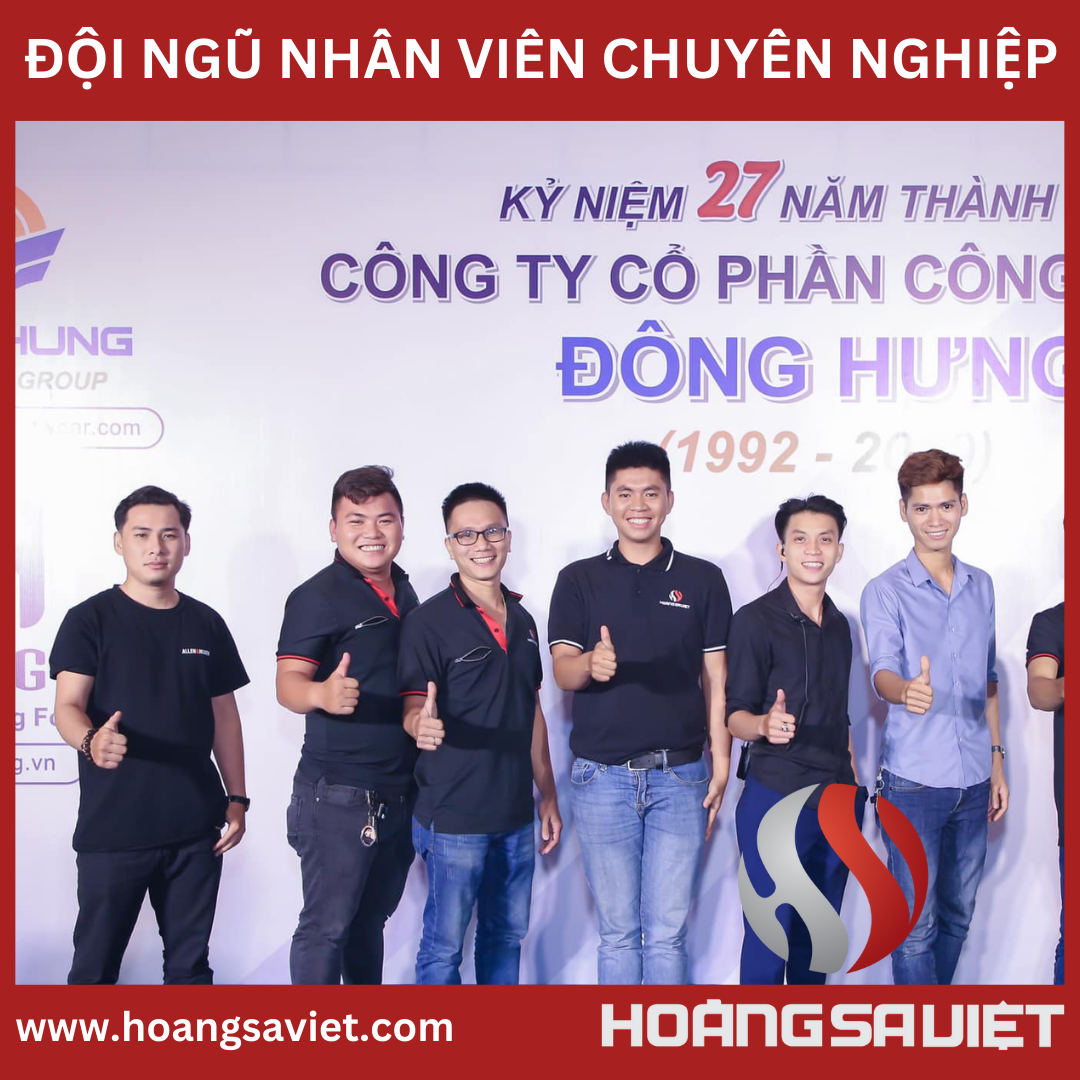 Nhân sự tổ chức sự kiện công ty Hoàng Sa Việt