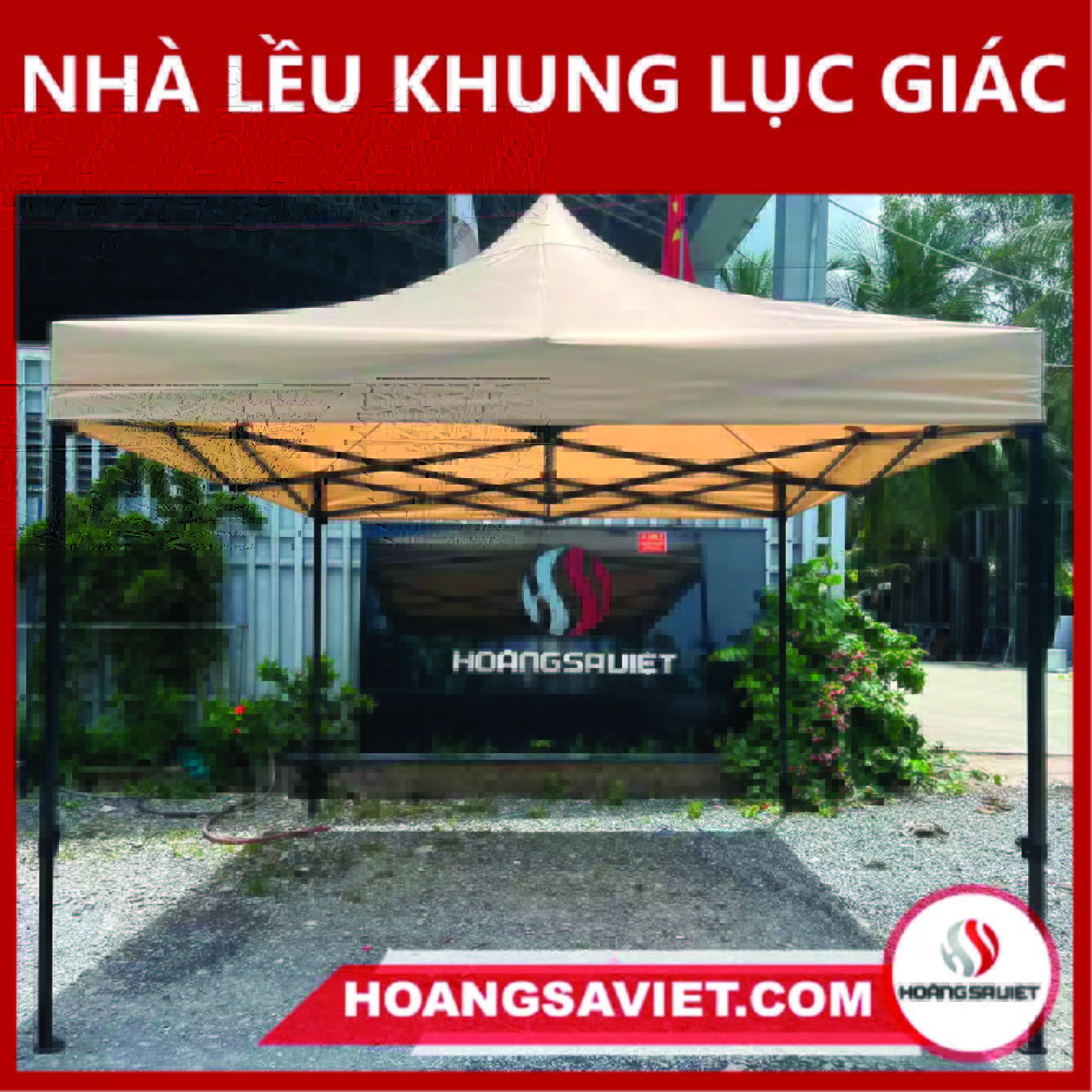 Nhà lều di động hợp kim thép- (Nguồn: Hoàng Sa Việt)