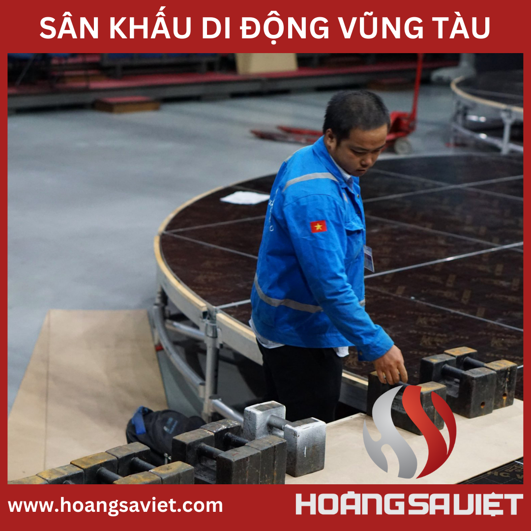 Sân khấu di động tại Vũng Tàu