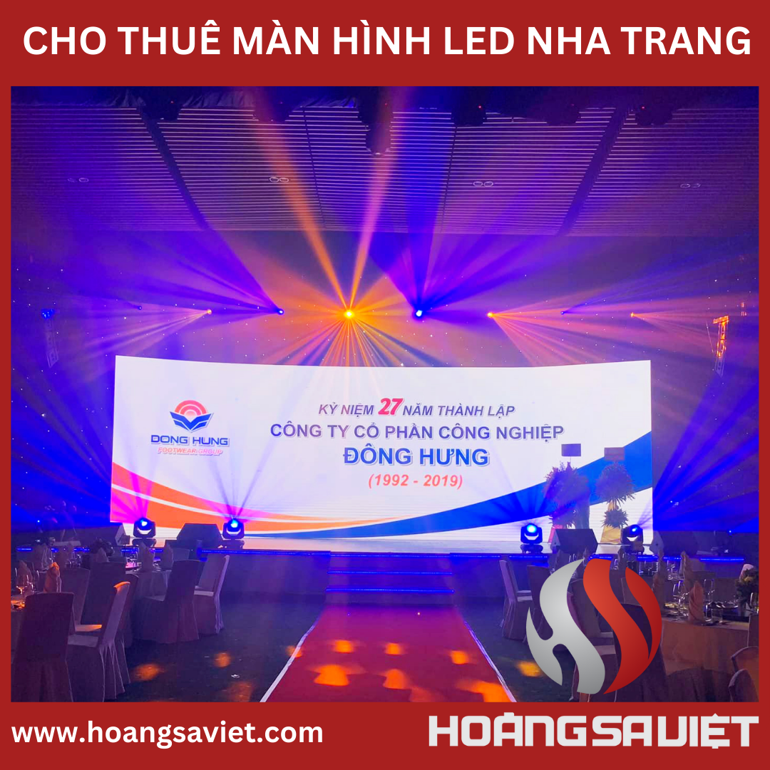 Màn hình LED cho thuê trong lễ khánh thành