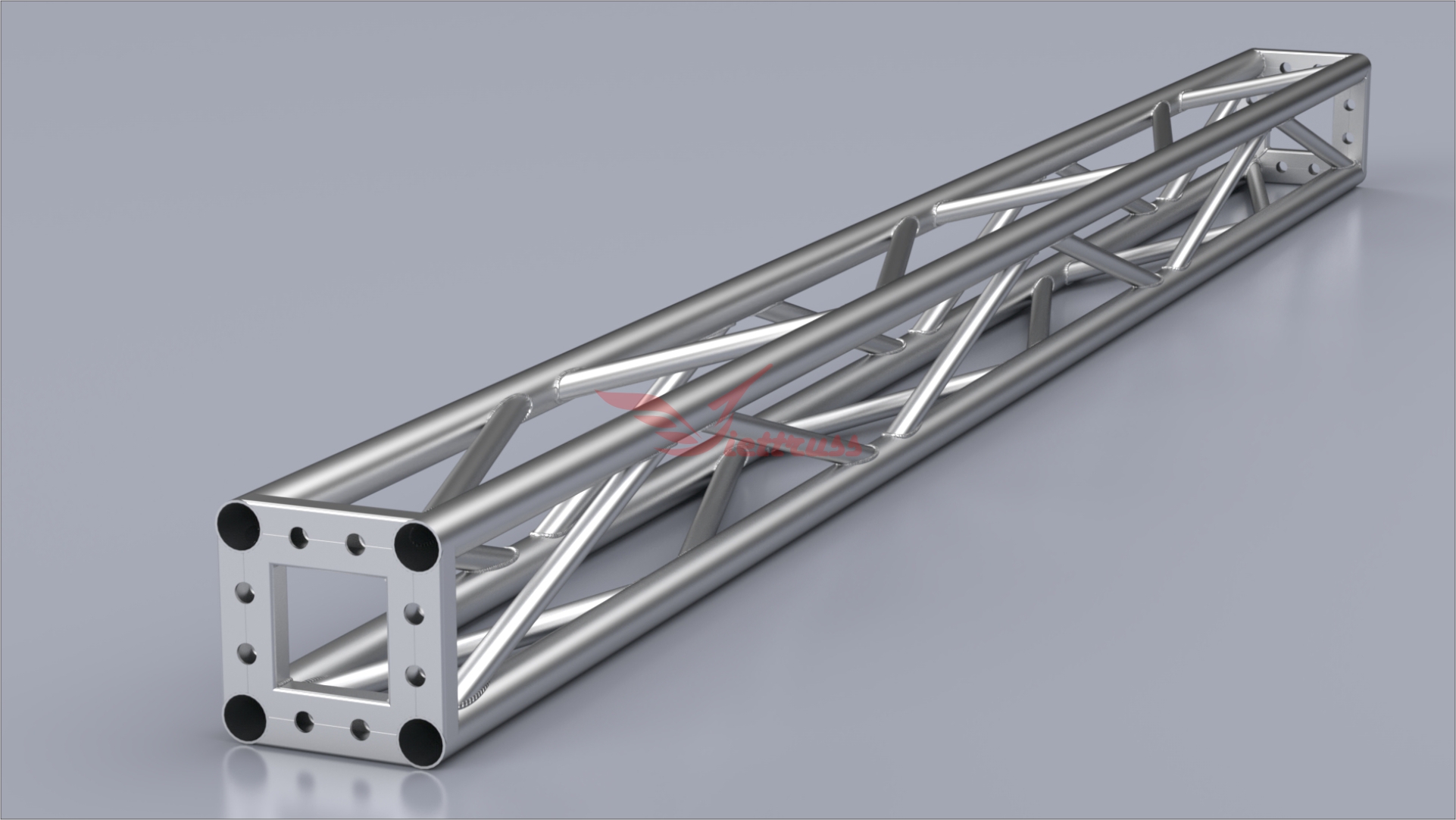 Aluminum alloy truss frame