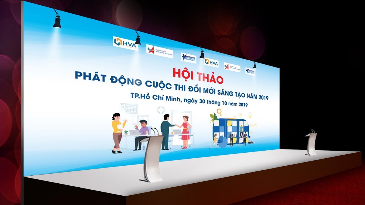 Backdrop hội thảo Backdrop hội thảo