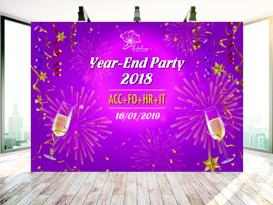 Backdrop Year End Party Backdrop Year End Party