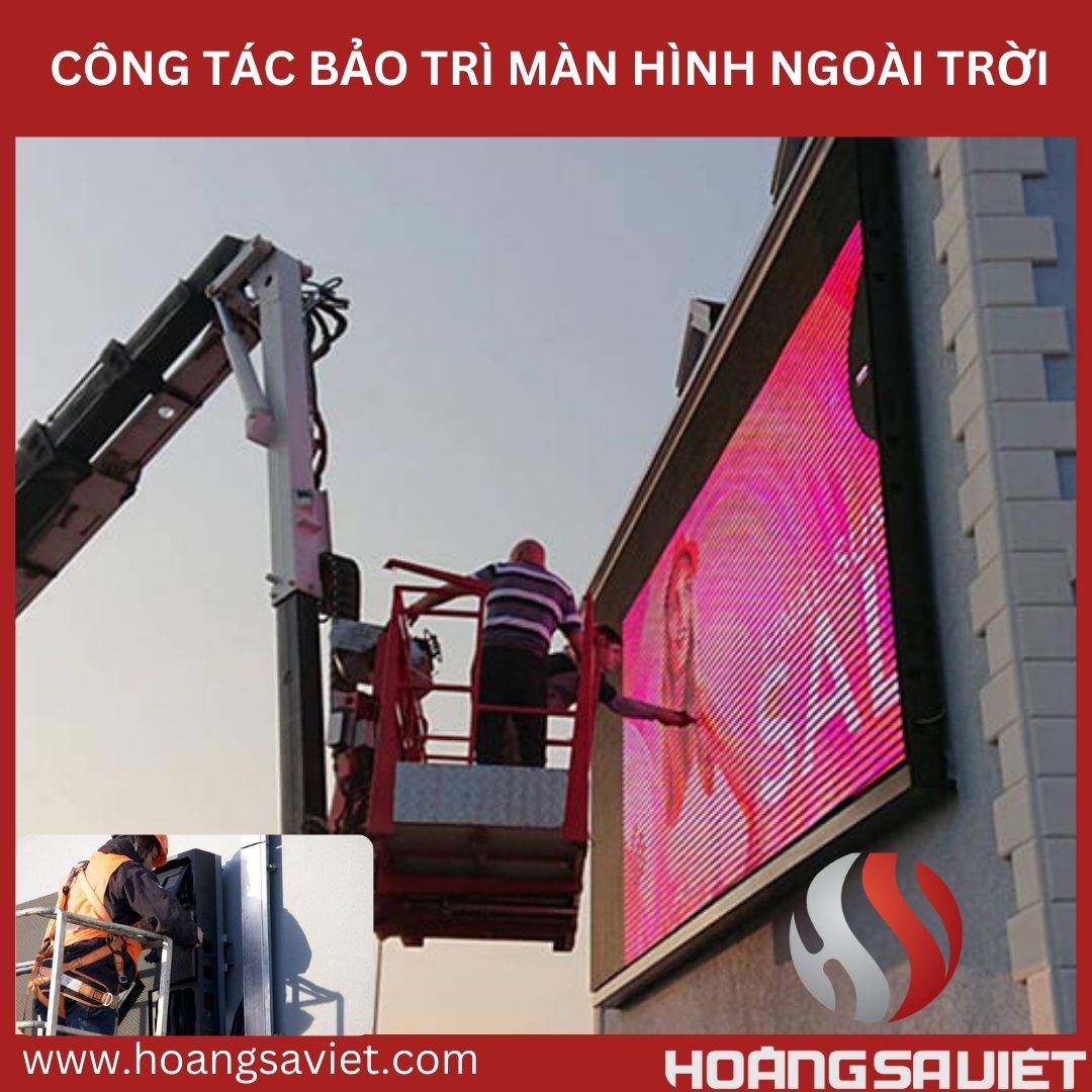 Bảo trì màn hình led ngoài trời