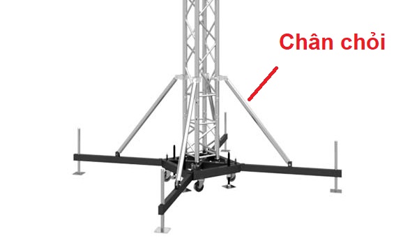 chân chỏi nhà bạt chân chỏi nhà bạt