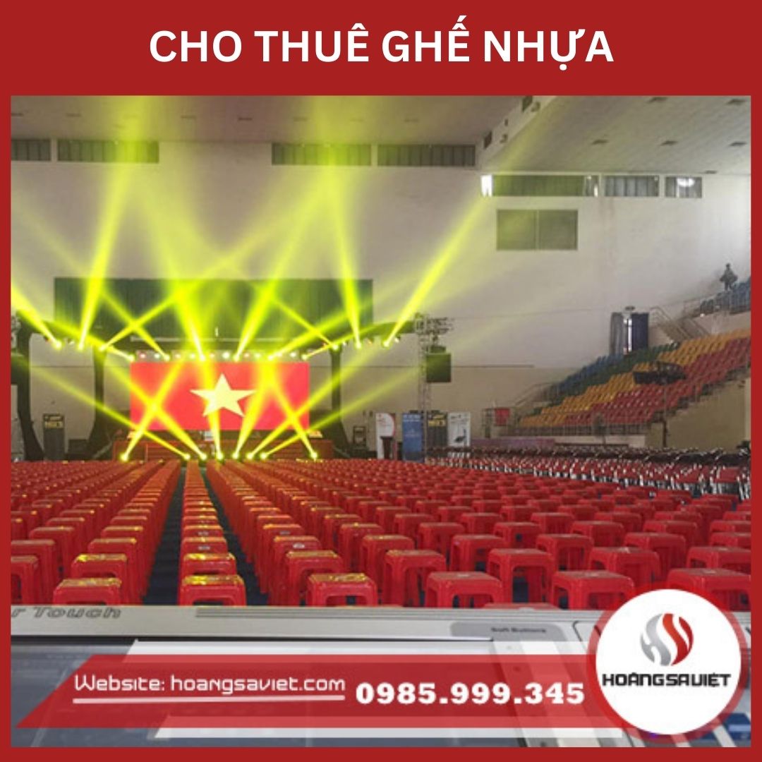 cho thuê bàn ghế nhựa học sinh