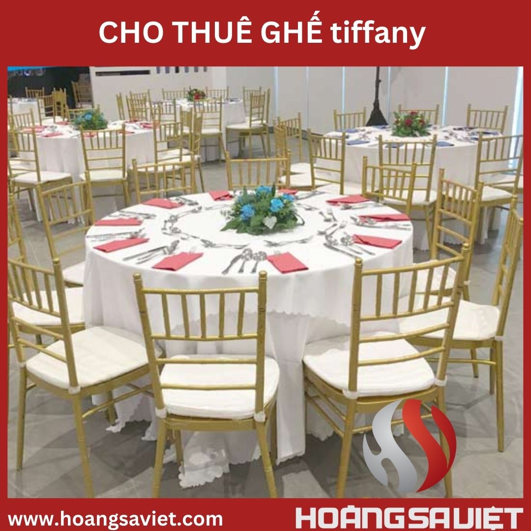 Cho thuê ghế tiffany giá rẻ