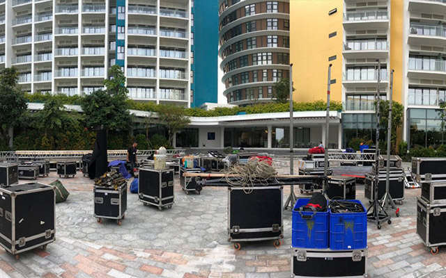 Chuẩn bị thiết bị phục vụ sự kiện tại Phú Quốc Chuẩn bị thiết bị phục vụ sự kiện tại Phú Quốc