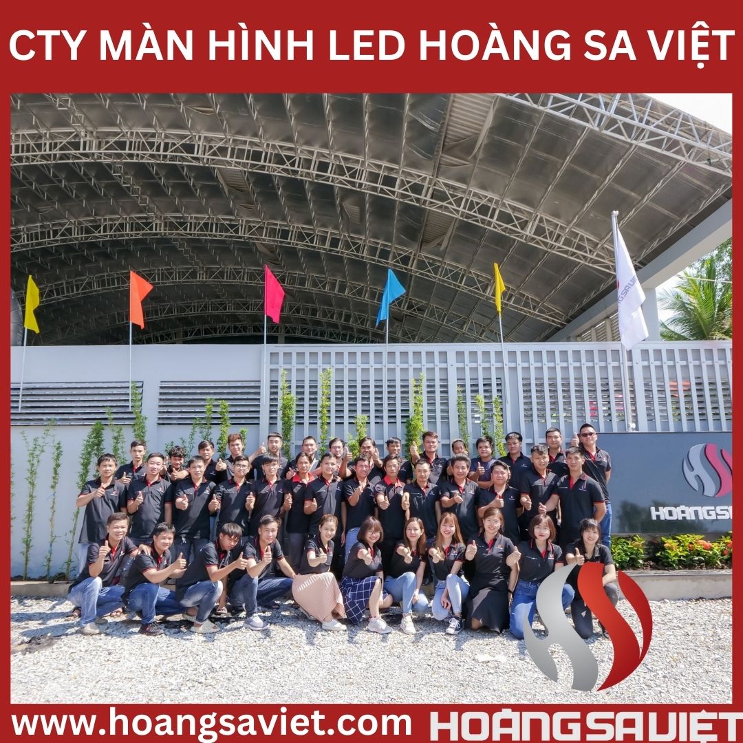 màn hình led sân khấu tại công ty hoàng sa việt