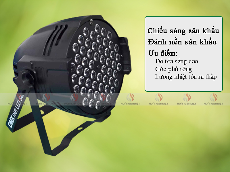 Đèn Par Led ánh sáng vàng