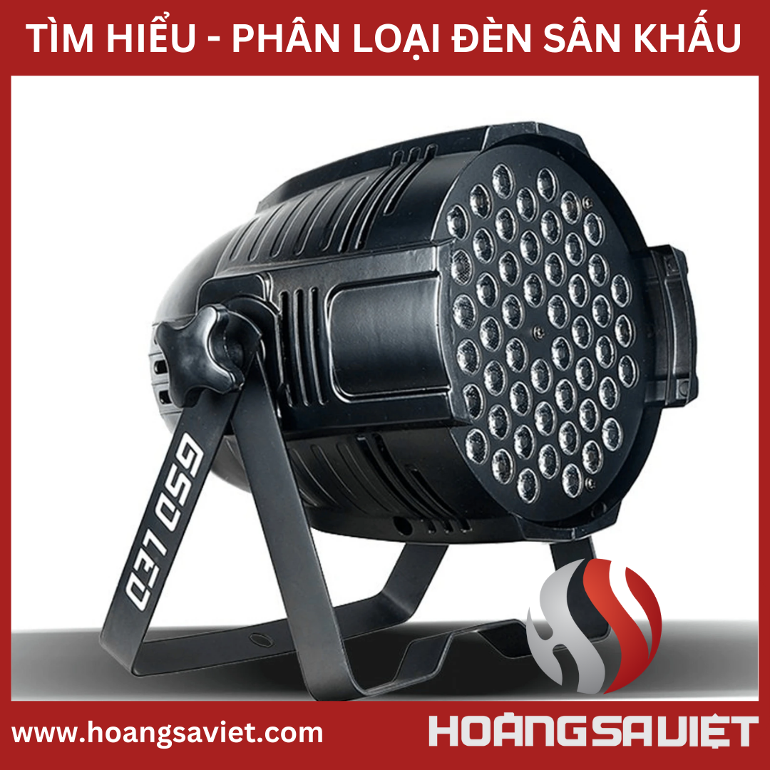 Đèn Parled nhuộm màu và tạo màu