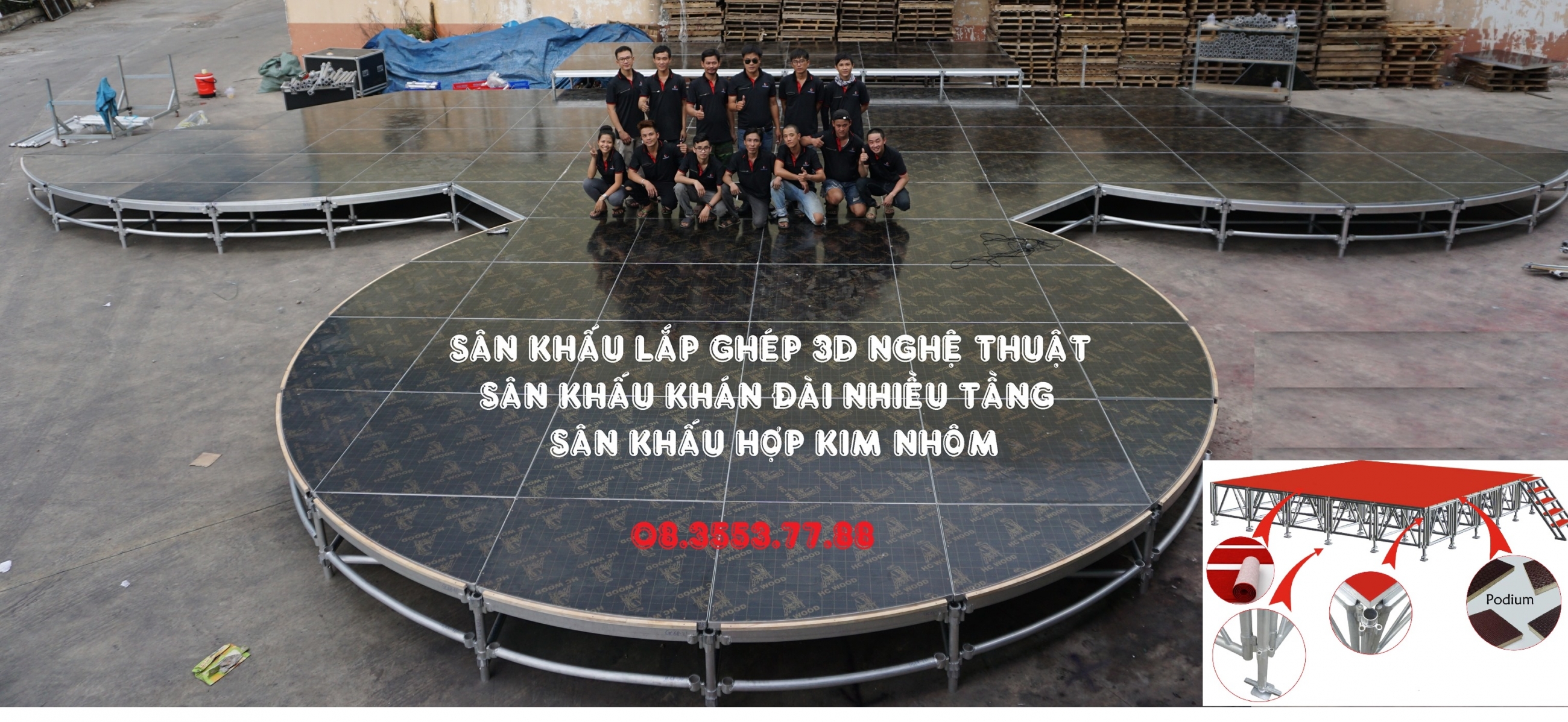 Sân khấu thiết kế đặc biệt Sân khấu thiết kế đặc biệt