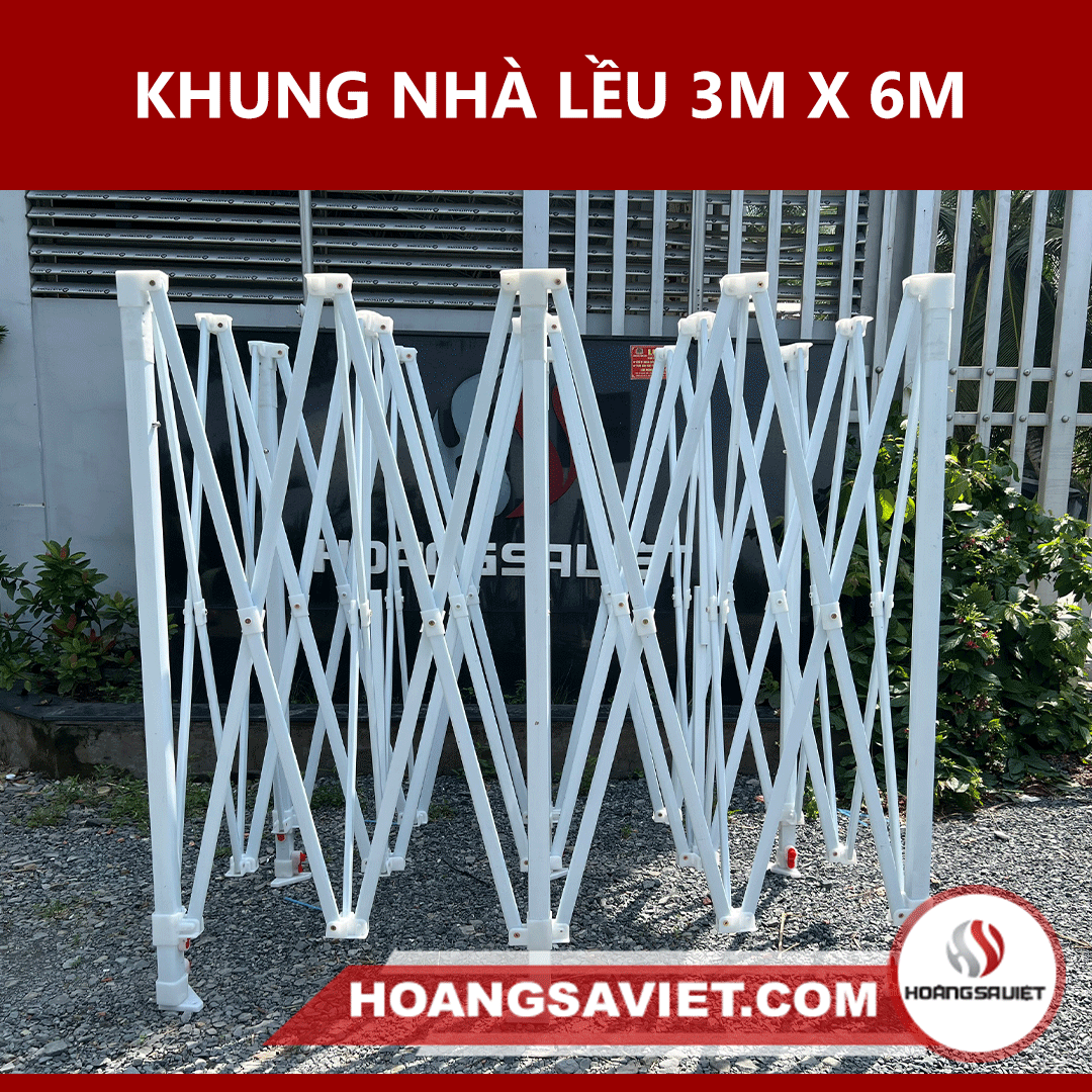 Khung nhà lều 3x6