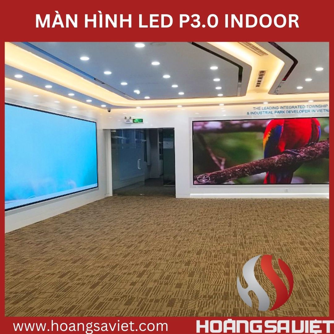 lắp đặt màn hình led P3.0 tại vsip bình dương
