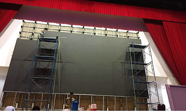 Dự án lắp màn hình LED cho hội trường Becamex Bình Dương Dự án lắp màn hình LED cho hội trường Becamex Bình Dương