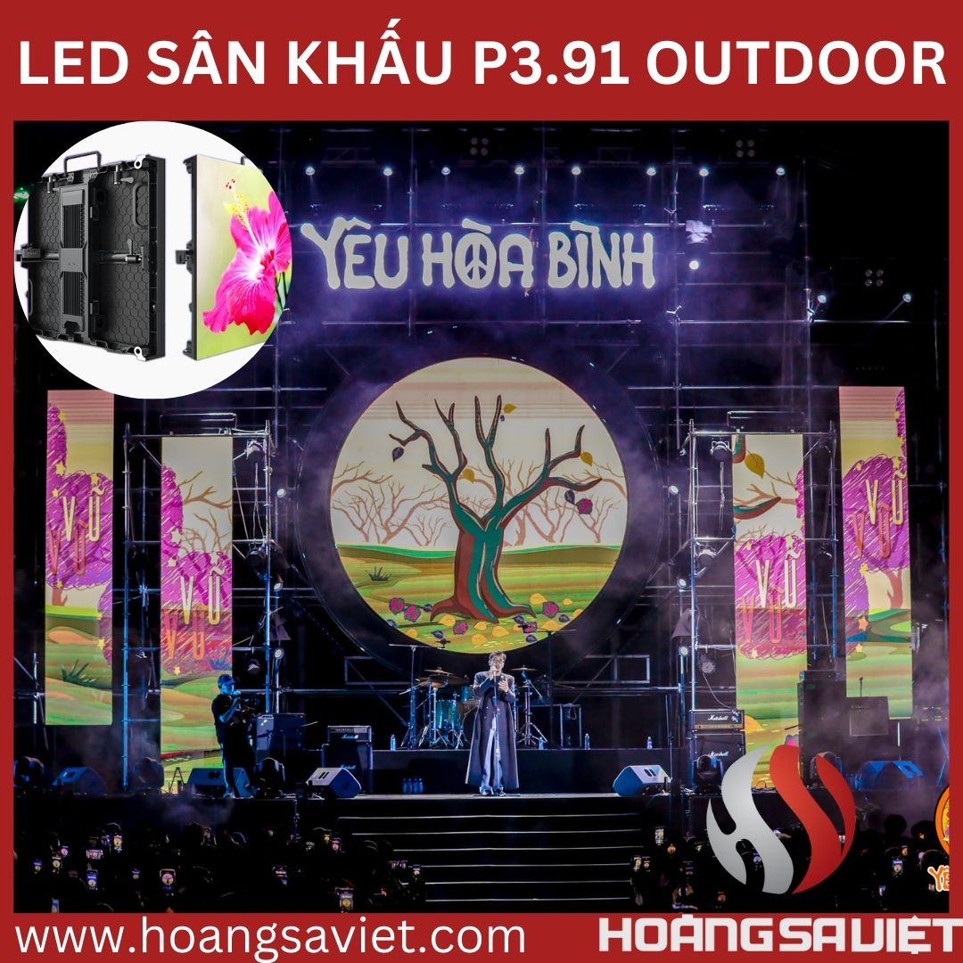 màn hình led sân khấu ngoài trời P3.91 outdoor
