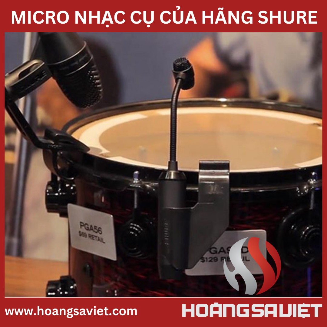 Micro nhạc cụ Shure PGA56