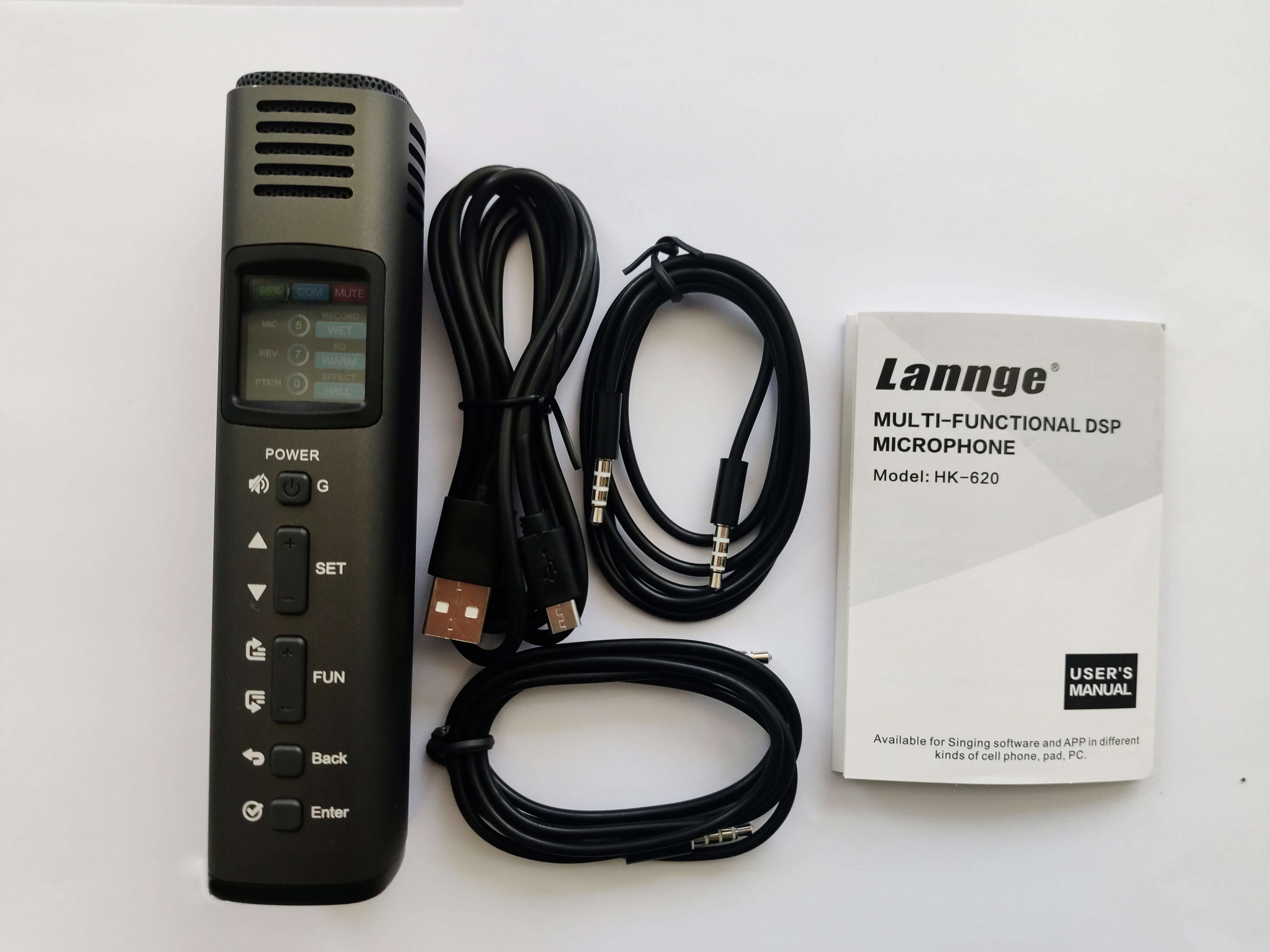 Bộ micro thu âm livestream HK-620 thương hiệu Lannger Bộ micro thu âm livestream HK-620 thương hiệu Lannger