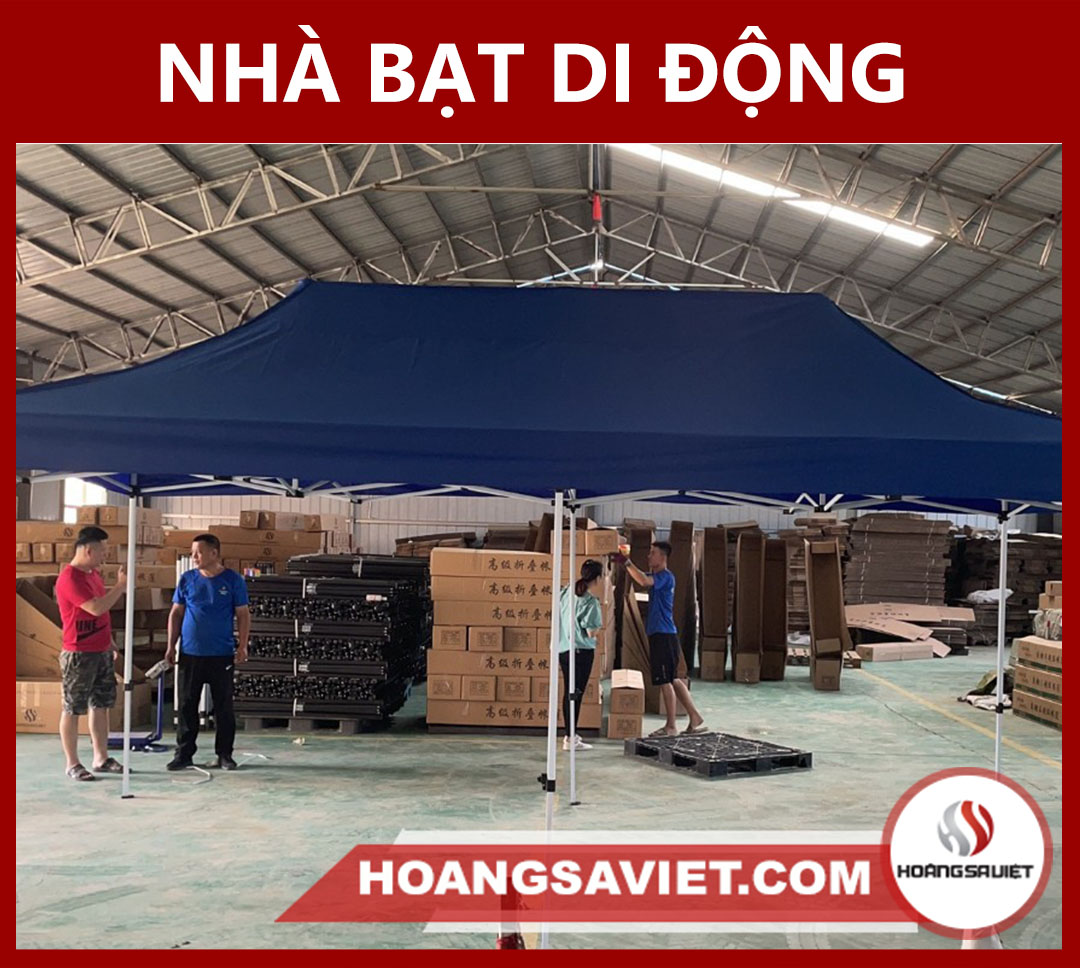 Portable canvas house-11