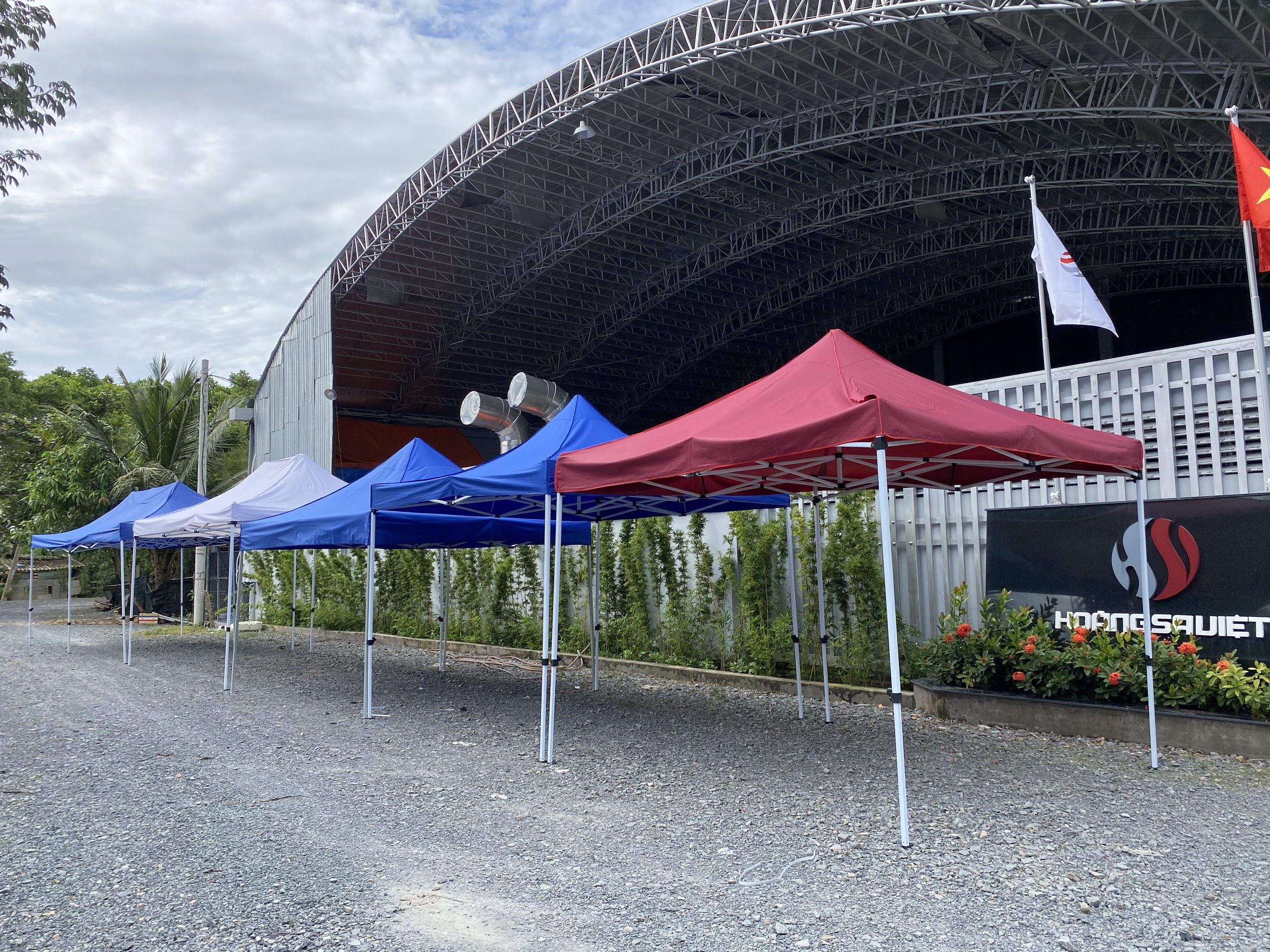Nhà bạt xếp di động - Hoàng Sa Việt