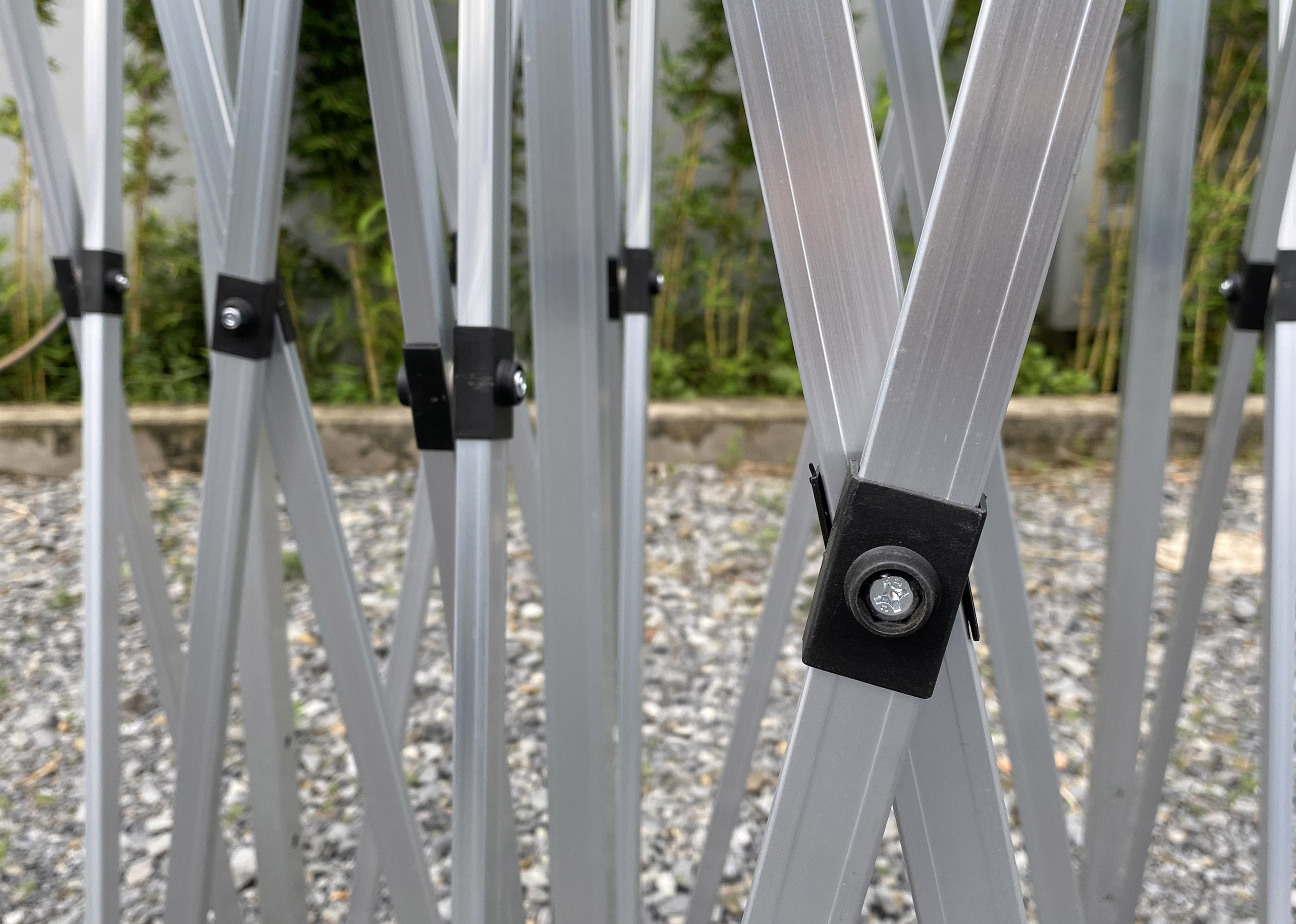 Aluminum canvas house frame