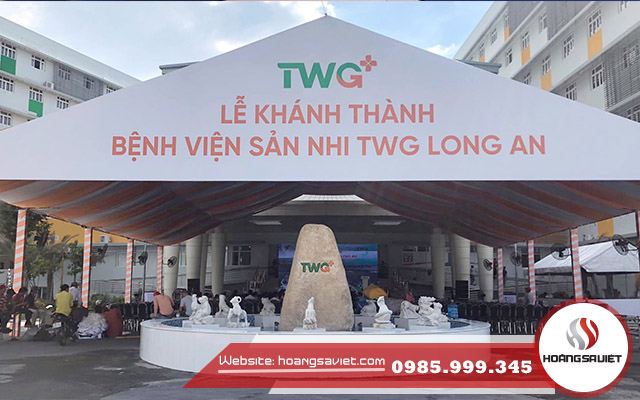 Nhà bạt không gian lễ khánh thành bệnh viện sản nhi Long An Nhà bạt không gian lễ khánh thành bệnh viện sản nhi Long An