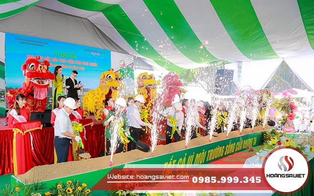 Nhà bạt không gian lễ khởi công Nhà bạt không gian lễ khởi công