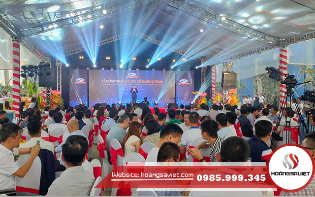 Nhà bạt lễ khánh thành gạch men Hà Thành Nhà bạt lễ khánh thành gạch men Hà Thành