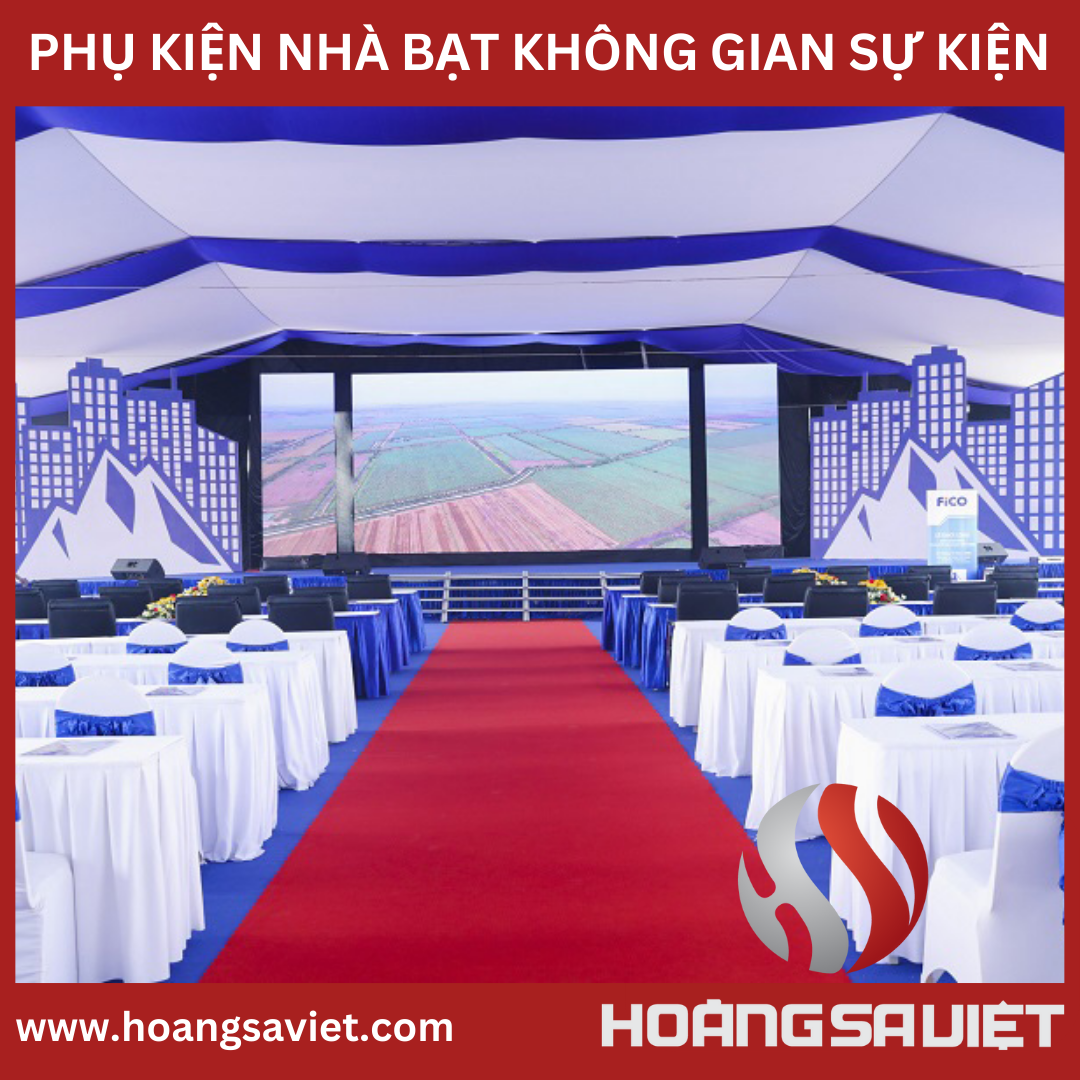 Sự kiện dùng nhà bạt không gian