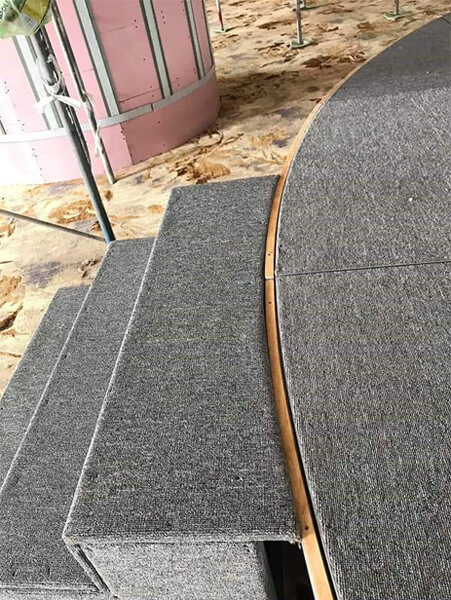 Có thể thay đổi chiều cao bậc sân khấu di động Có thể thay đổi chiều cao bậc sân khấu di động