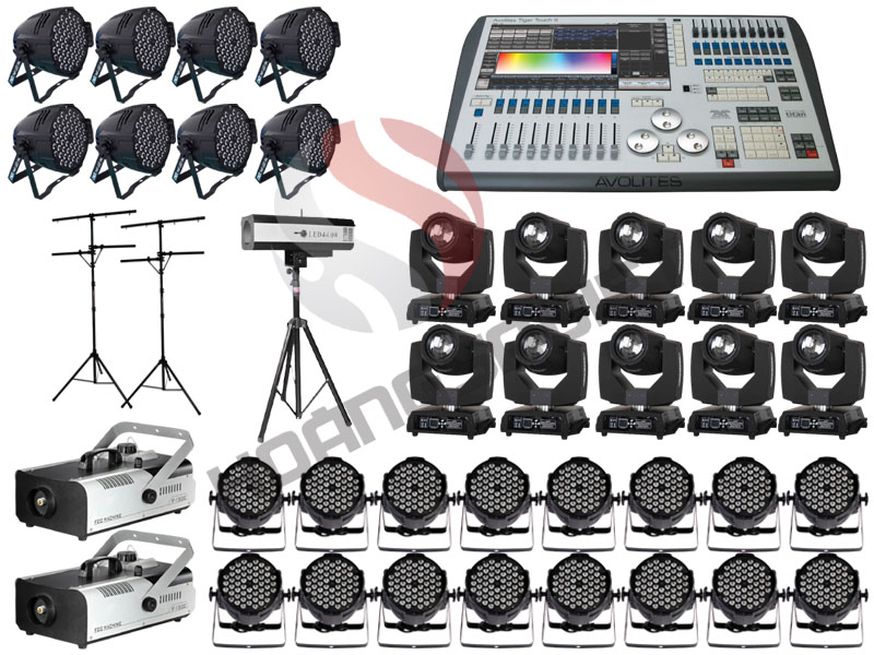 Gói thiết bị ánh sáng sân khấu cơ bản 3 Gói thiết bị ánh sáng sân khấu cơ bản 3