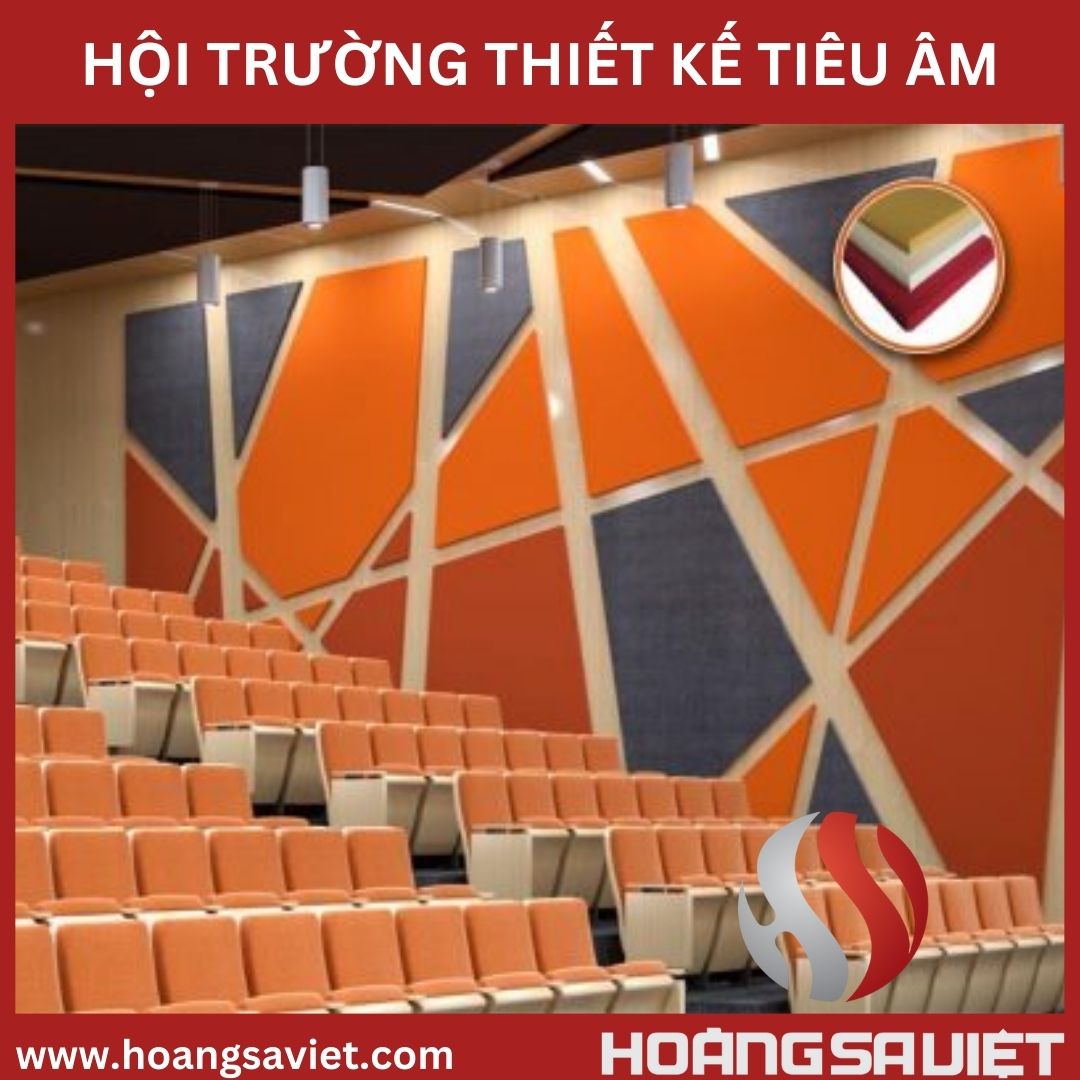 Sound absorption design for the hall