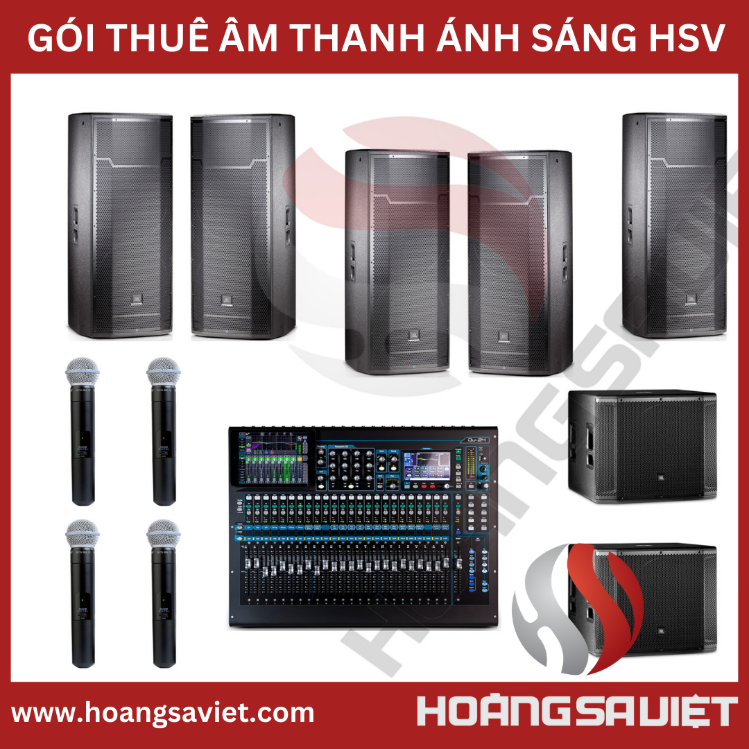 Gói âm thanh cơ bản phục vụ từ 300-400 khách