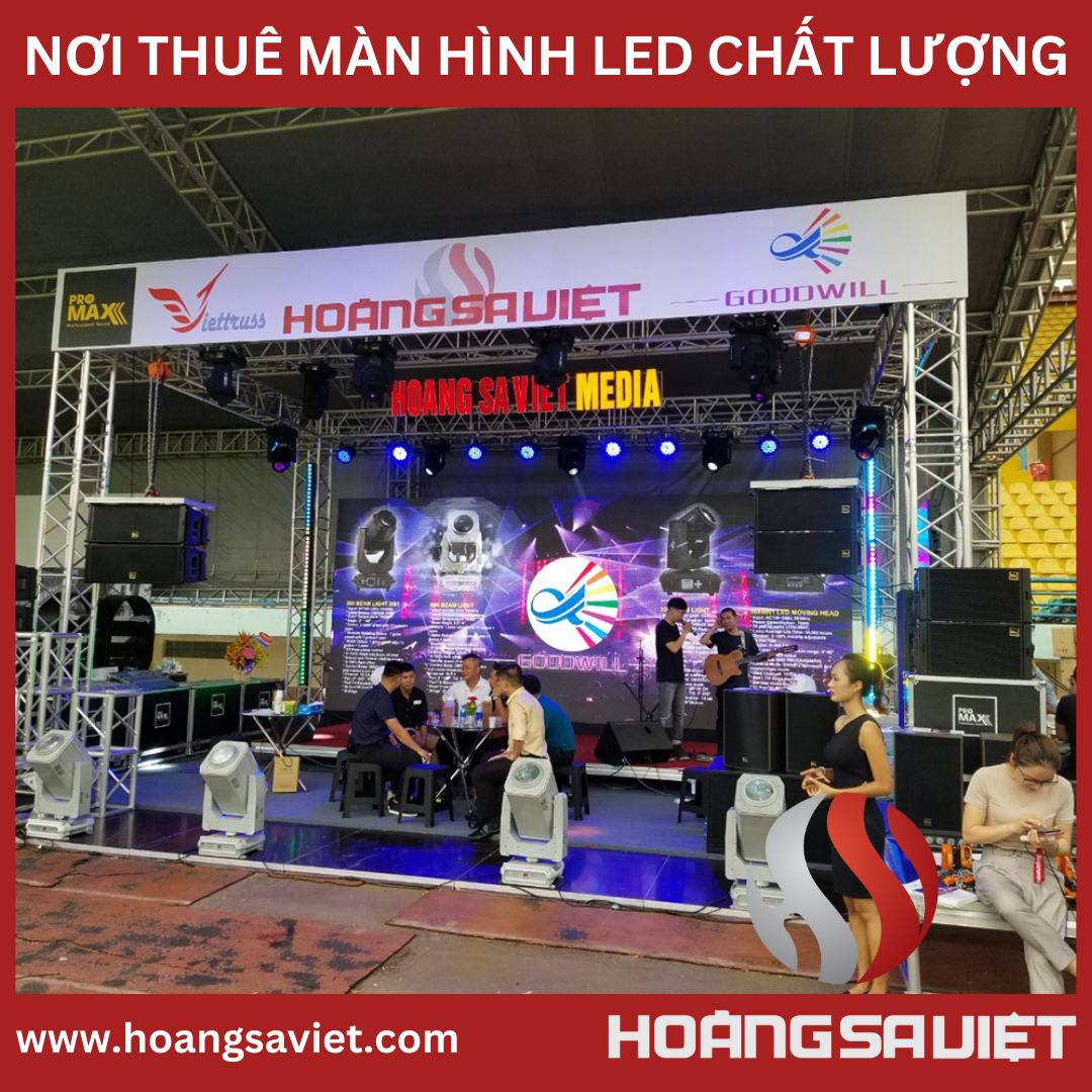Gian hàng triển lãm màn hình led và thiết bị biểu diễn chuyên nghiệp tại Prosound Vietnam 2019