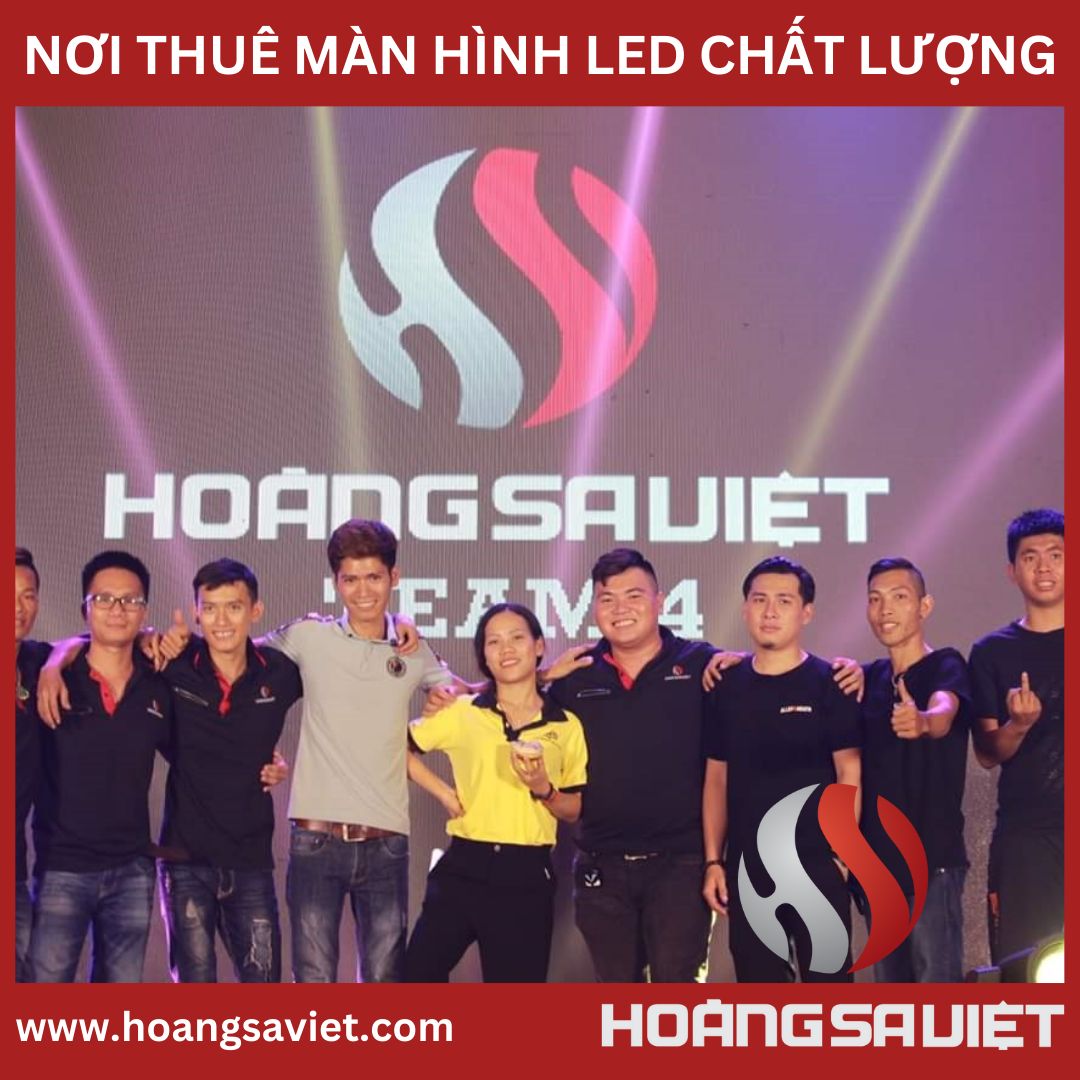 Đội ngũ kỹ thuật viên màn hình led của Hoàng Sa Việt