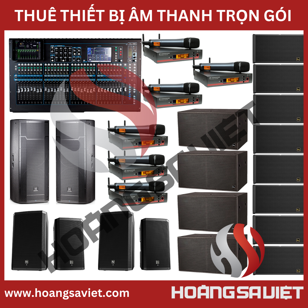 Bộ âm thanh cơ bản phục vụ 3000-3500 khách