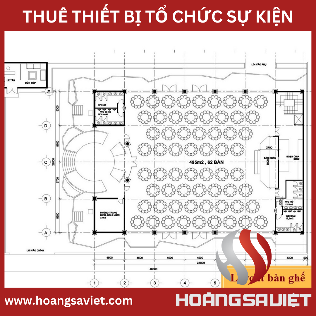 bản layout thiết bị bàn ghế sự kiện
