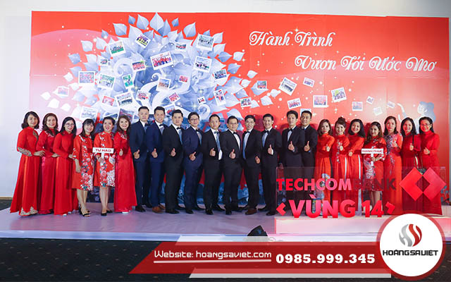 Tổ chức tiệc tất niên techcombank