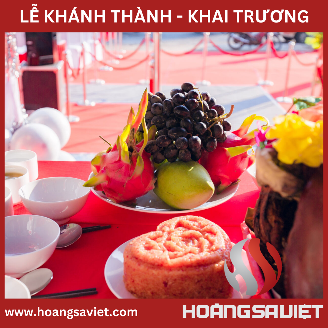 Bày trí mâm cúng khai trương