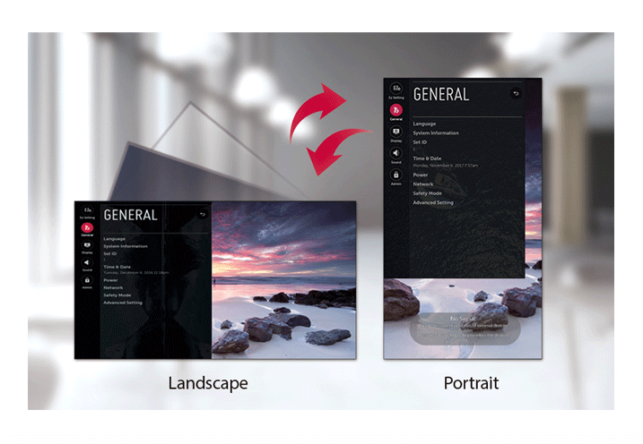 GUI chuyên dụng cho định hướng dọc