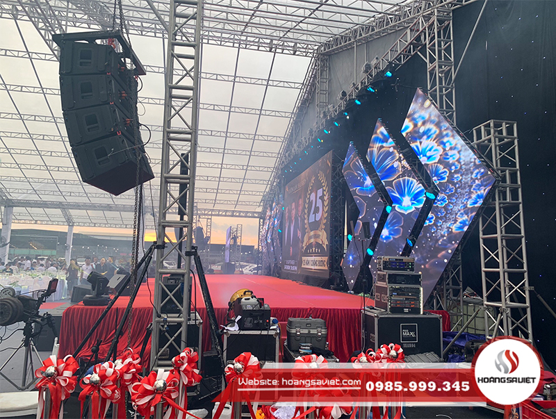 Sân khấu nhôm lắp ráp di động của Hoàng Sa Việt
