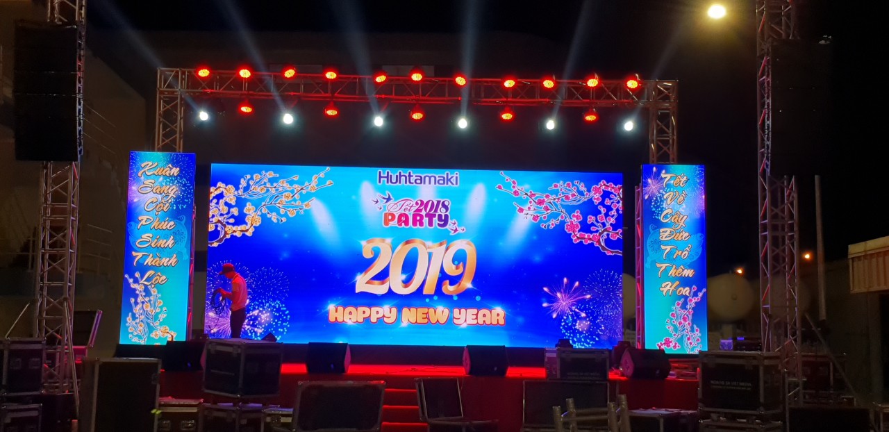Huhtamaki Year End Led Screen